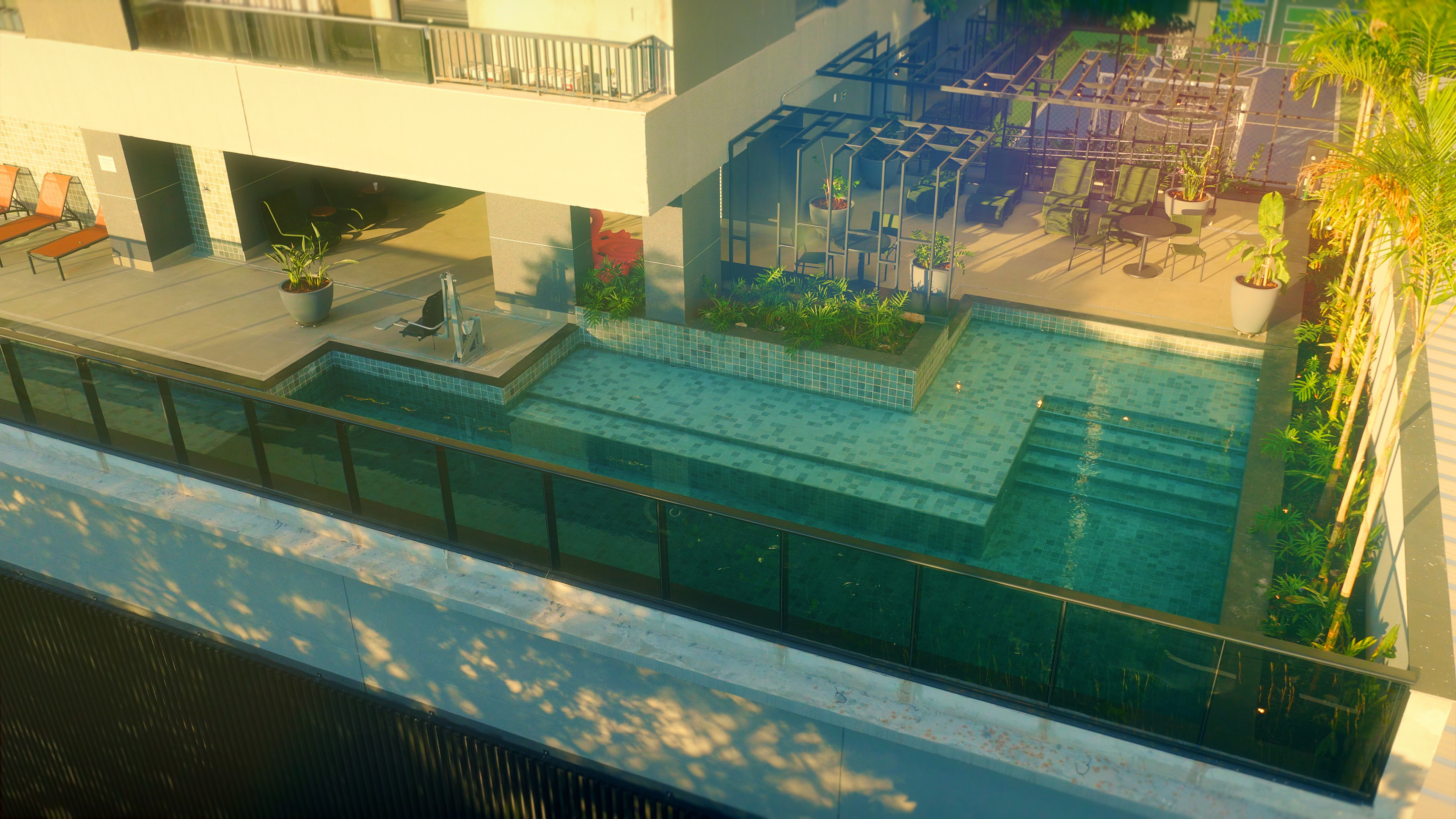 Piscina descoberta